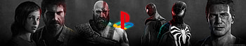 PlayStation Legends — : God of War, The Last of Us, Uncharted & Spider-Man, PlayStation, The Last Of Us, God Of War (2018), Spider Man, Uncharted 4: A Thief's End HD wallpaper