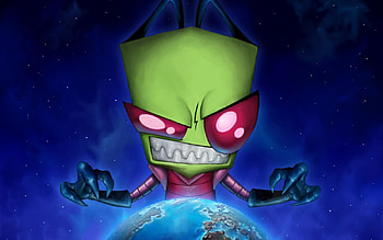 ZEN TAKING OVER NOW, over, red, eyes, world, alien HD wallpaper