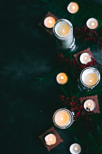 Candles, Miscellanea, Miscellaneous, Branches, Decoration, Festive HD phone wallpaper
