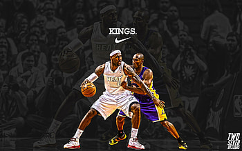 Kobe Bryant, Kobe and MJ, Iconic duo, Basketball enthusiasts HD wallpaper