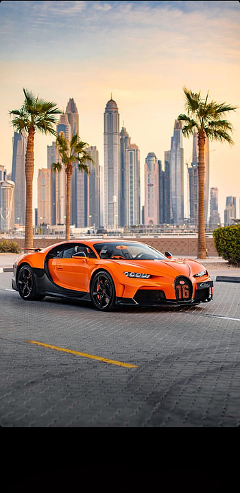 Bugatti Chiron, buggatti, car, bugati, dubai HD phone wallpaper