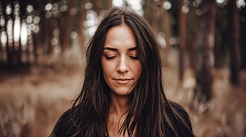 Serenity in Nature: Ultra, woman, portrait, nature, serenity HD wallpaper