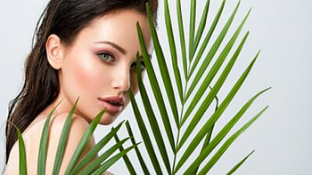 ღ, Model, Leaves, Makeup, Beauty HD wallpaper