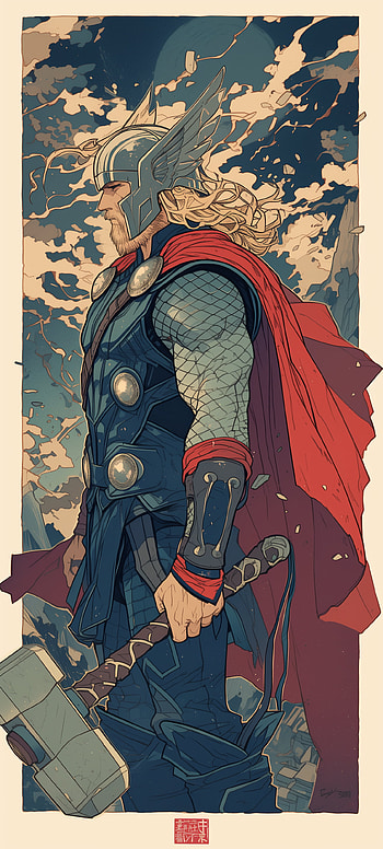 Thor Marvel Comics Hero, Thor, Marvel Comics HD phone wallpaper