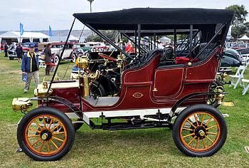 1905 Reo, reo, red, vintage, car HD wallpaper