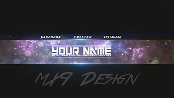 [SpeedArt] Amazing Youtube Channel Banner Template HD wallpaper