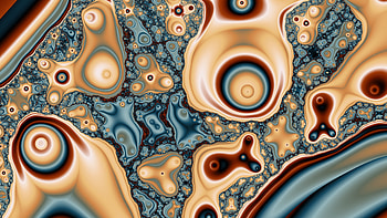 Trippy Psychedelic Fractal, trippy, psychedelic, aesthetic, Abstract, fractal HD wallpaper