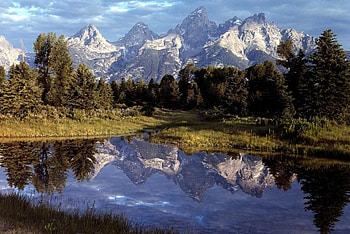 Grand Teton Reflections, mountains, grand, reflections, teton HD wallpaper