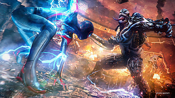 Marvel's Spider-Man 2 : Venom vs. Spider-Man Showdown, video game, Marvel's Spider-Man 2, Venom, spider man HD wallpaper