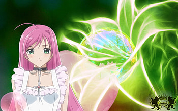 Moka Bubbles, rosario, anime, moka, rosario vampire, vampire, moka akashiya, rosario to vampire HD wallpaper