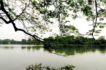 Vitnam, sky, lake HD wallpaper