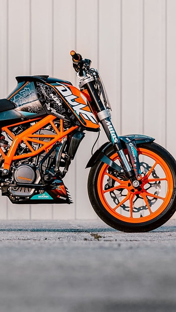 Ktm Duke 200, White Background, ktm, bike HD phone wallpaper