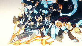 Fire Force Heroes in Action | Anime, Anime, Fire Force HD wallpaper
