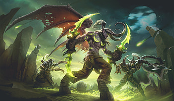 WoW: The Burning Crusade, Illidan HD wallpaper