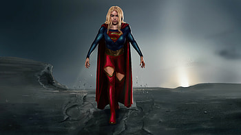 Supergirl Explorer, supergirl, artwork, art, digital-art, superheroes, milly-alcock, artstation HD wallpaper