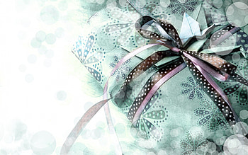 Cranes, Miscellanea, Miscellaneous, Vintage, Box, Present, Gift, Bow, Paper, Bokeh, Boquet, Ribbons, Ribbon, Origami HD wallpaper