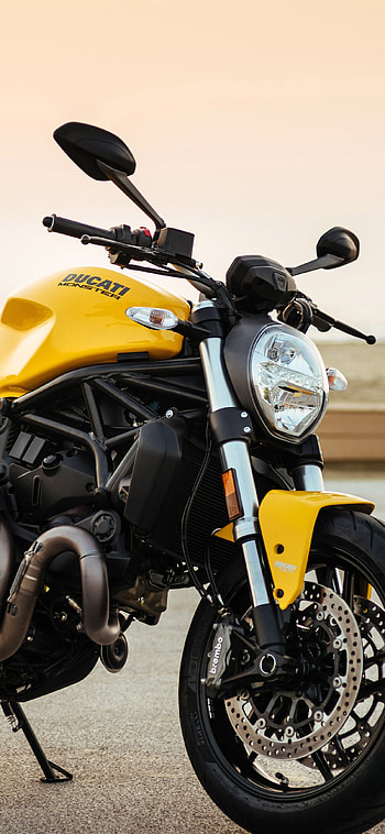 Ducati Monster 821 2017, Urban beast, Aggressive stance, Raw energy HD phone wallpaper