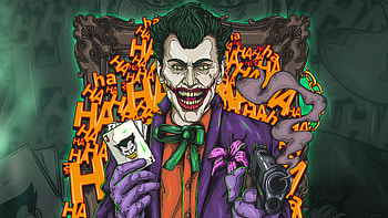The Joker Artwork, joker, artwork, digital-art, superheroes, supervillain, behance HD wallpaper