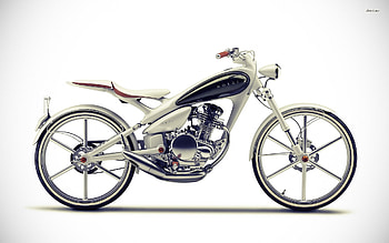 yamaha y125 moegi, motorcycle, japanese, yamaha, moegi HD wallpaper