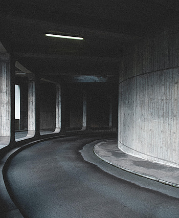 Miscellanea, Miscellaneous, Road, Bw, Chb, Tunnel, Column, Columns HD phone wallpaper