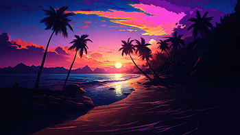 Beach Day Minimal , beach, minimalism, minimalist, artist, artwork, digital-art HD wallpaper