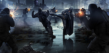 Batman Kicking, batman, superheroes, artwork, art, artstation HD wallpaper