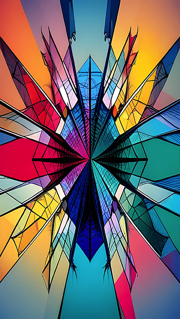 Crystal Web, Abstract HD phone wallpaper