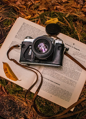 Vintage camera, digital camera, reflex camera HD phone wallpaper
