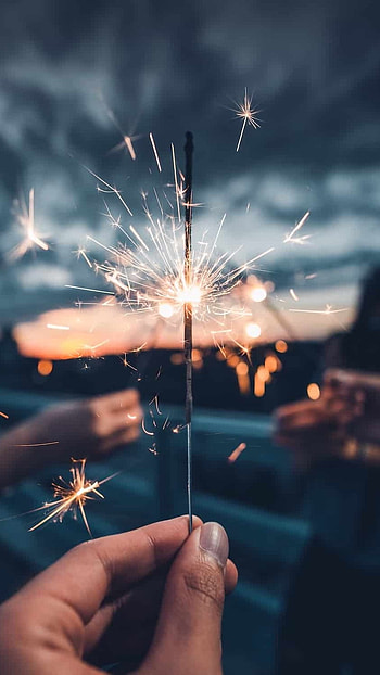 Happy New Year, Light Crackers, light crakers HD phone wallpaper