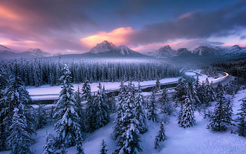 Morant's Curve, Winter HD wallpaper
