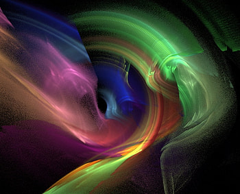 What can I call this rainbow?, blue, pink, abstract, green, fractal, orange HD wallpaper