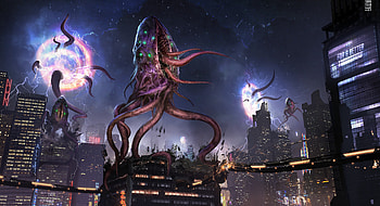 Tentacle Monster, Sci Fi, alien HD wallpaper