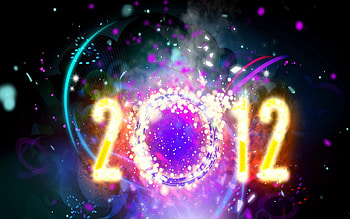 Holidays, New Year, Christmas, Numbers, 2012, Date HD wallpaper