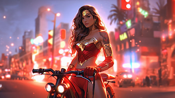 Wonder Woman Gta Reign, wonder-woman, superheroes, artwork, art, artist, digital-art, gta HD wallpaper