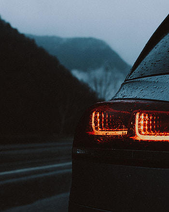 Cars, Lights, Dark, Wet, Car, Lanterns, Machine HD phone wallpaper
