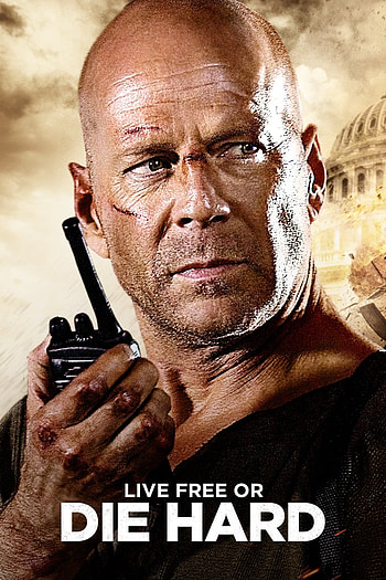Live or Die Hard, 2007 movie database, Thrilling modern action, High stakes HD phone wallpaper