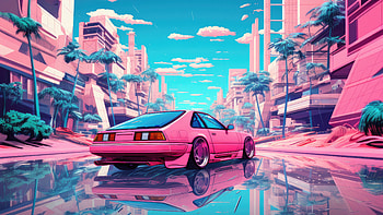 A Pink Affair, artist, artwork, digital-art, pink, deviantart HD wallpaper