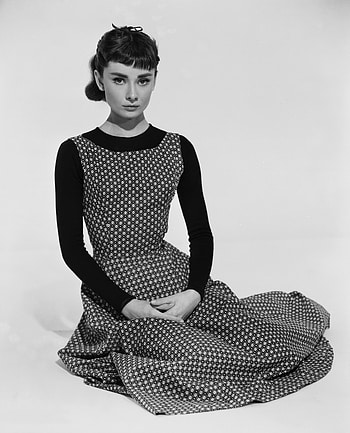 Style inspiration from Sabrina, Iconic fashion moments, Audrey Hepburn's chic looks, Timeless elegance HD phone wallpaper