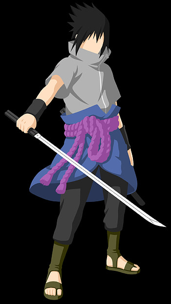 black hair, sword, Sharingan (Naruto), Sasuke Uchiha, Mangekyō Sharingan, Anime, Naruto HD phone wallpaper