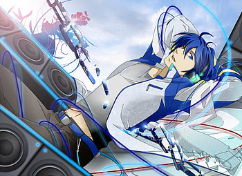 kaito, blue, man, cool, males, boys HD wallpaper