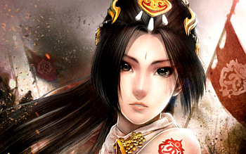 ASIAN BEAUTY, decoration, asian, art, face, girl HD wallpaper