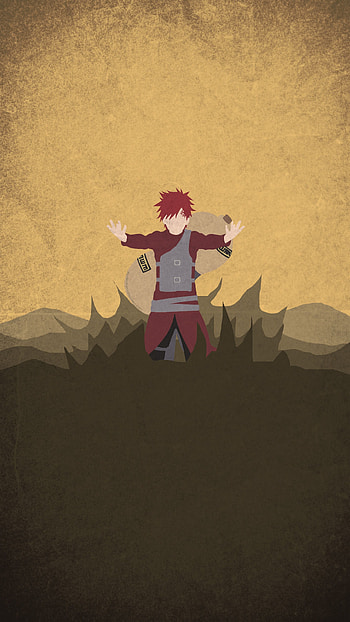 Naruto Gaara , Fiery determination, Elemental mastery, Unbreakable bonds HD phone wallpaper