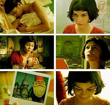 I am...Amelie! :), scenes, cute, colors, , european, film, , collage, role, movie, actor, wall, sweet, , audrey tautou, french, amelie, pics HD wallpaper