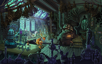 Hogwarts Legacy — Enchanted Potions Lab, video game, Hogwarts Legacy HD wallpaper
