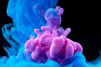 Electric blue smoke, electric blue, magenta HD wallpaper