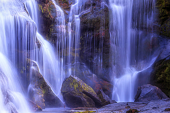 Bald River Waterfall, East Tennesee, waterfall, nature, rocks, usa HD wallpaper