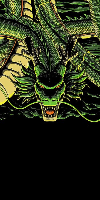Dragon, art, cartoon HD phone wallpaper