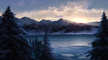 Mushoku Tensei Anime Winter Landscape -, Anime, Mushoku Tensei: Jobless Reincarnation, anime landscape HD wallpaper