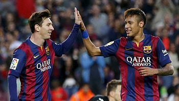 Barcelona Lionel Messi E Neymar. ... HD wallpaper
