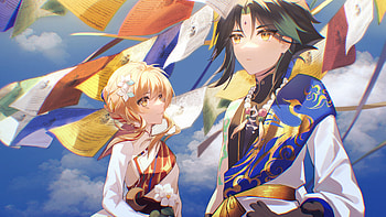 Lumine Xiao Genshin Impact HD wallpaper